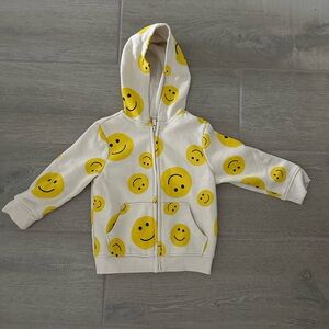 Old Navy Kids Hoodie with Yellow Smiley Faces